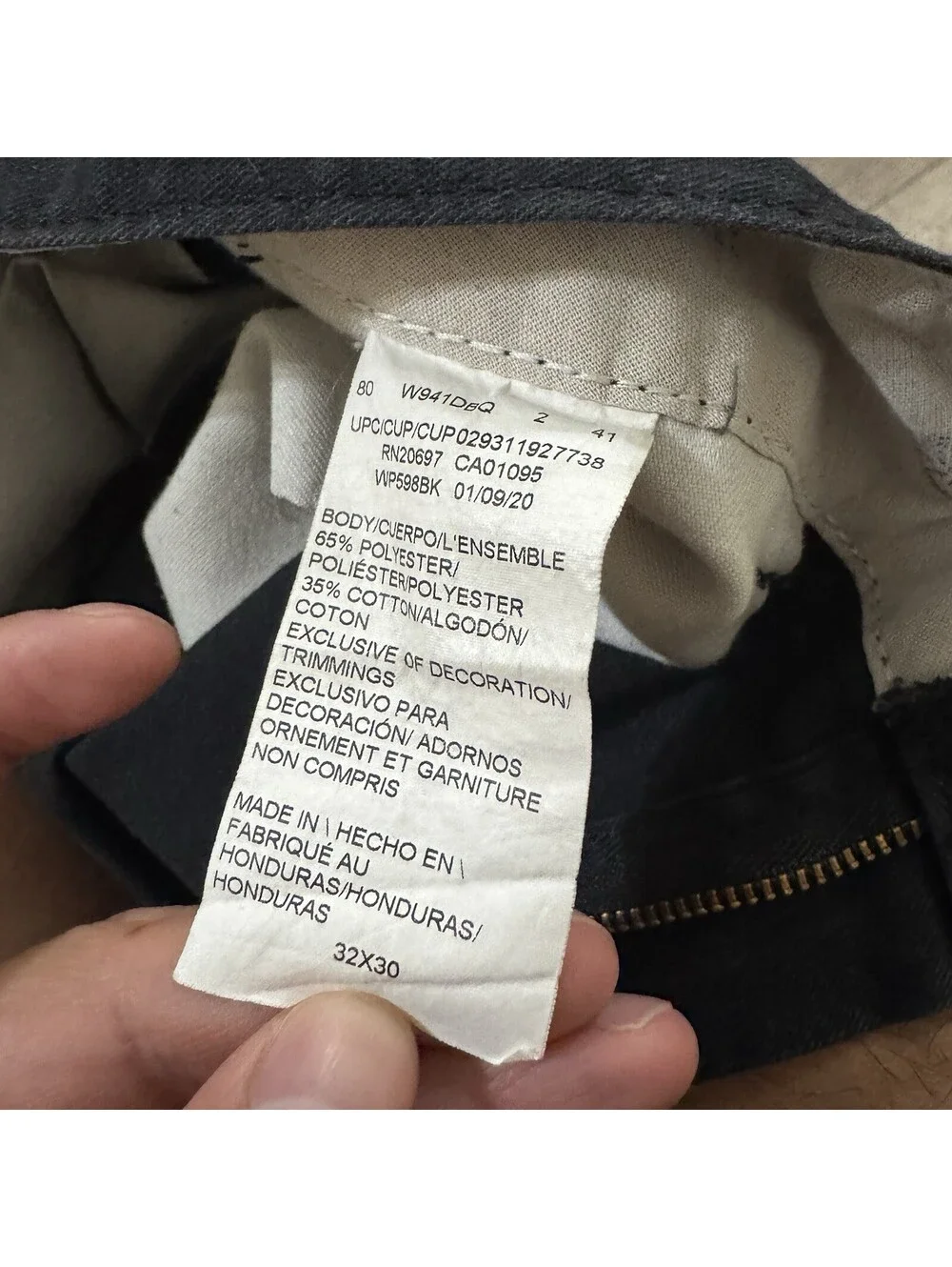 Dickies Flex Relaxed Fit Cargo Pants Black 32x30 WP598